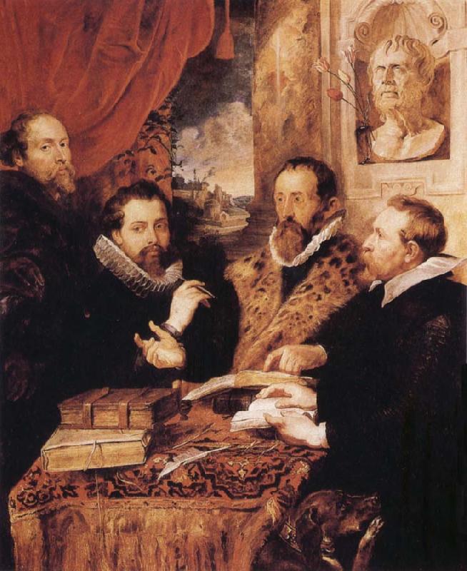 Peter Paul Rubens The Four Philosophers Sweden oil painting art